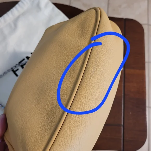 AUTH Fendi Fendista Pochette with Chain Crossbody bag - Picture 10 of 11